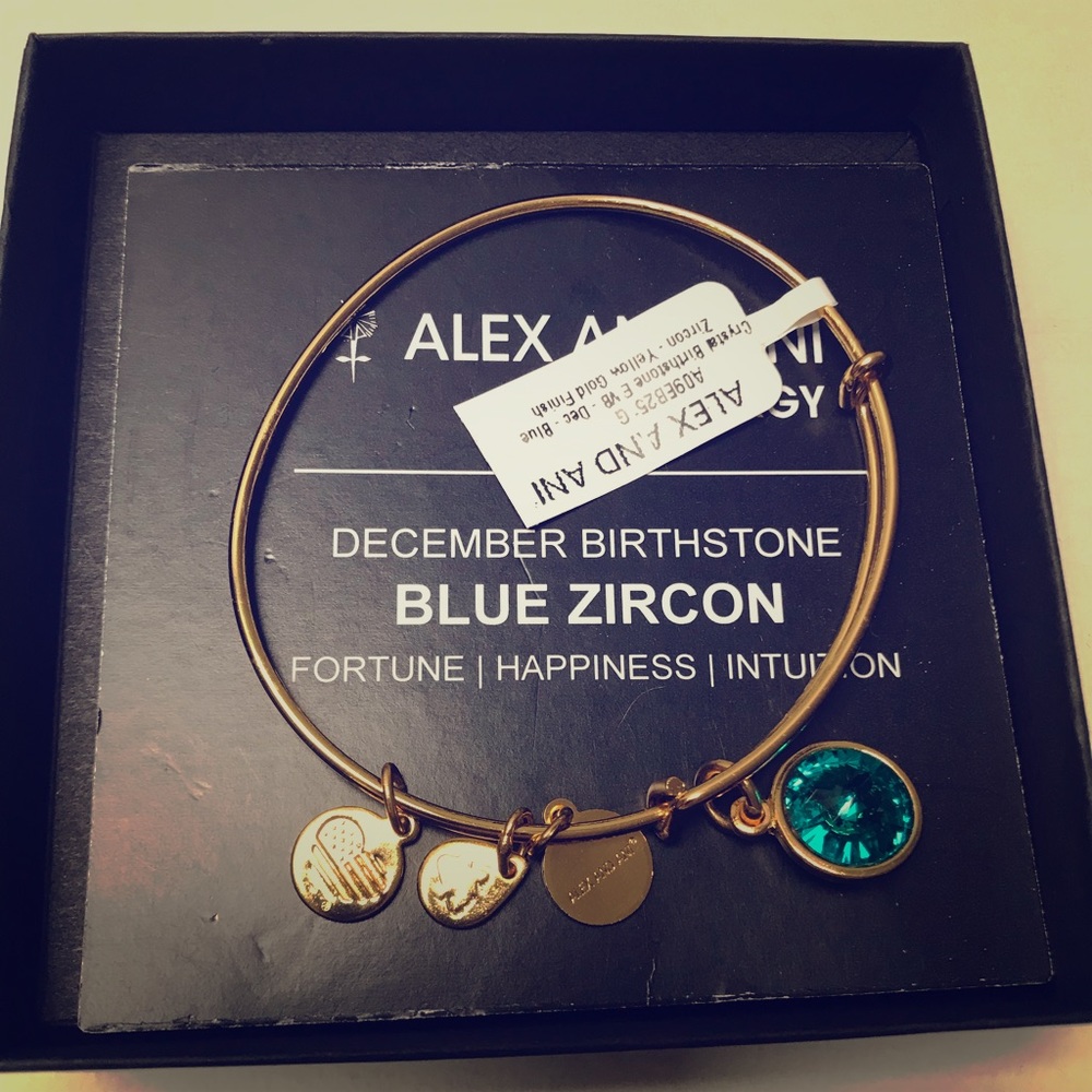 Alex and Ani December birthstone bracelet